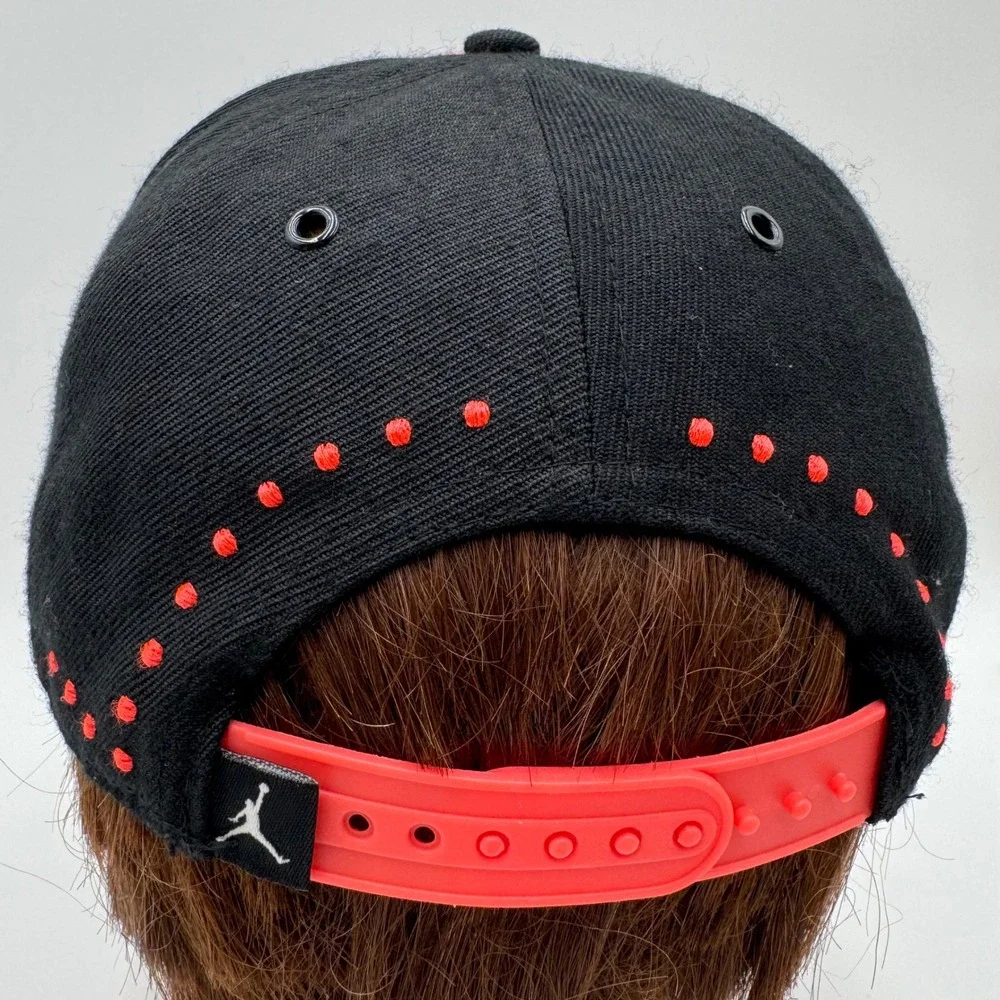 Jordan Jumpman Youth Cap Hat Black Purple Snapback‎ Adjustable Leather Brim